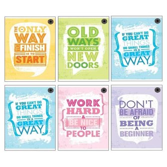 Zeszyt A5/80K linia Quotes (5szt)