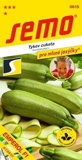 Tekvica cuketa - Emperol F1 bielozelená sieťovaná 1,5g - séria JAZÝČKY