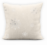 Polštář SNOWFLAKE slonová kost/stříbrná 40x40 cm  Mybesthome