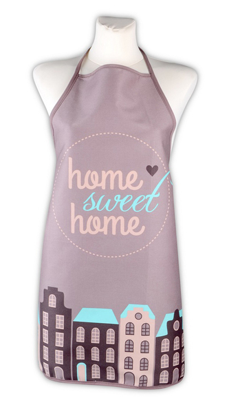 Kuchyňská bavlněná zástěra MY HOME 60x75 cm, béžová, Essex, 95% bavlna