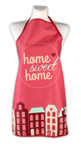 Kuchyňská bavlněná zástěra MY HOME 60x75 cm, červená, Essex, 95% bavlna