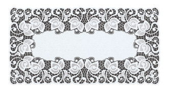 Žakárový ubrus - běhoun SANDRA 70x140 cm bílá MyBestHome