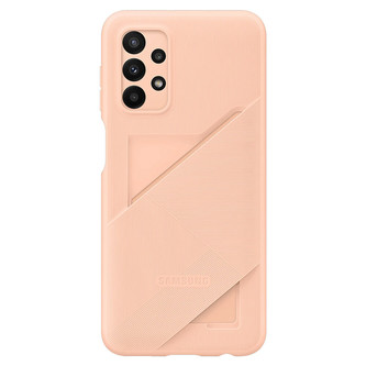 Samsung Back Cover with Card Pocket A23 5G broskvové