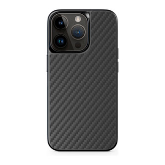 EPICO Hybrid Carbon MagSafe Case iPhone 14 Pro černý