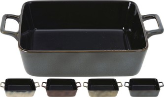 Pekáč kamenina s rukojeťmi 23,5 x 15 x 6 cm