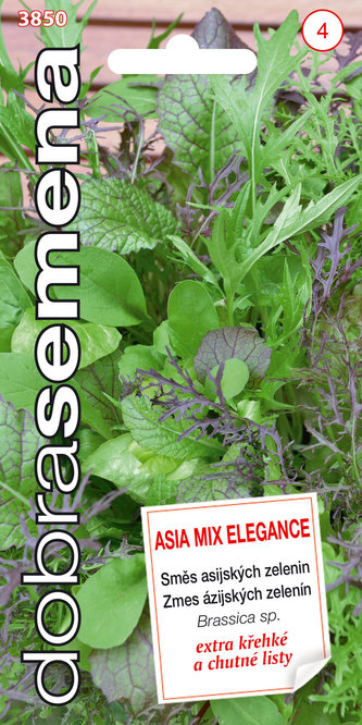 Dobré semená Zmes ázijských list. zelenín - Asia mix Elegance 4g