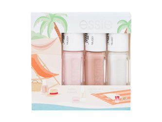 Essie Summer Mini lak na nehty 5 ml + lak na nehty 5 ml Topless And Barefoot + lak na nehty 5 ml Marshmallow