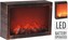Elektrický krb s LED plameny 30 x 21 cm