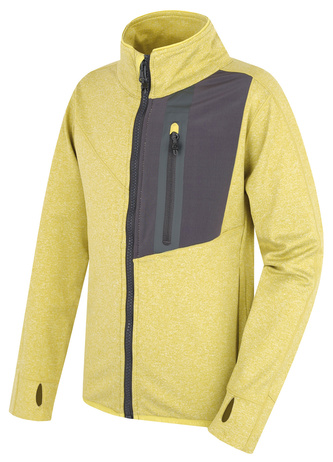 Dětská mikina na zip Ane K lime green - 134