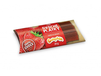 Ovocňák Ovocné plátky jablko - jahoda 20 g