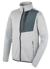 Pánská mikina na zip Ane M grey green - XL