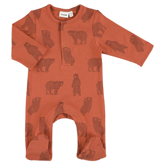 Onesie with feet - 9-12 months - 74/80 Brave bear
