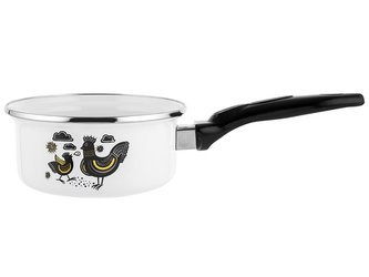 SMALTOVANÝ RENDLÍK 14CM, 700ML KURKA-CHMURKA