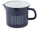 SMALTOVANÝ HRNEK 12CM 1,24L TRELIS