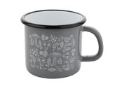 * SMALTOVANÝ HRNEK 9CM 550ML PORCINI