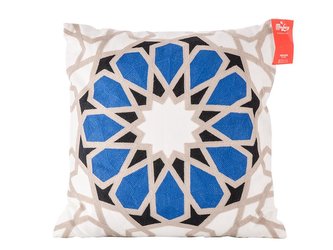 POLŠTÁŘ  BLUE STAR 43X43CM