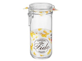 Bormioli Rocco dóza s patentním zavíráním vysoký  Fido 1L