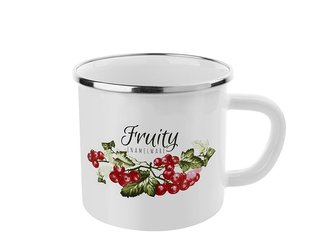 SMALTOVANÝ HRNEK 9CM, 550ML KALINA