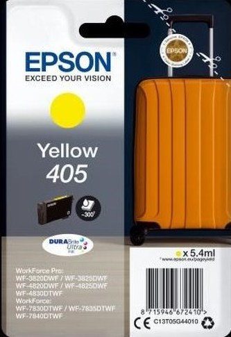 EPSON ink Singlepack Yellow 405 Durabrite Ultra