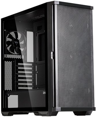 Zalman skriňa Z10 / ATX / 3x140 + 1x120 mm fan / 2xUSB 3.0 / USB-C / tvrdené sklo