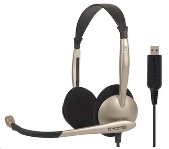 KOSS sluchátka CS100 USB , sluchátka s mikrofonem, bez kódu KOSS sluchátka CS100 USB , sluchátka s mikrofonem, bez kódu