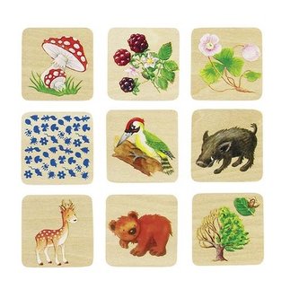 Drevené pexeso - les, 32 diely