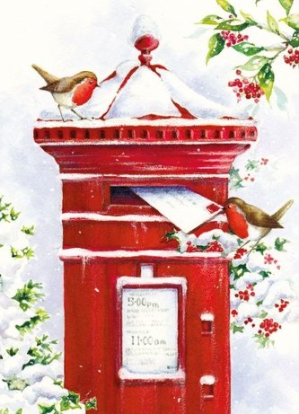 Karnet B6 z kopertą Święta Early Delivery