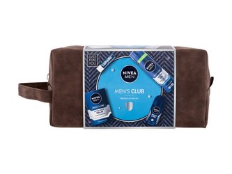 Nivea Men balzám po holení Men Protect & Care 100 ml + gel na holení Men Protect & Care 200 ml + antiperspirant Men Protect & Care 50 ml + balzám na rty Men Active 4,8 g + kosmetická taštička