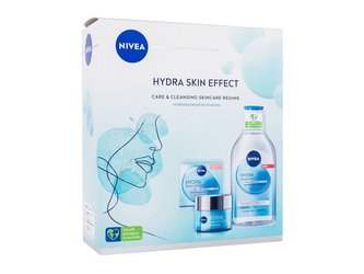Nivea Hydra Skin Effect denní pleťový gel Hydra Skin Effect 50 ml + micelární voda Hydra Skin Effect 400 ml
