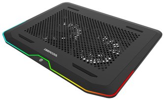 DEEPCOOL chladič notebooku N80 RGB / do 17" / 2x140mm fan / RGB podsvietenie / 2xUSB 3.0 DEEPCOOL chladič notebooku N80 RGB / do 17" / 2x140mm fan / RGB podsvietenie / 2xUSB 3.0