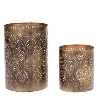 Kovový svícen - sada 2 ks, 6/24