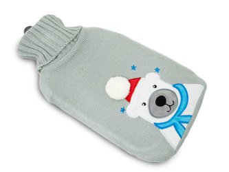 Termofor gumový vo svetríku 2L LEDNÝ MEDVED