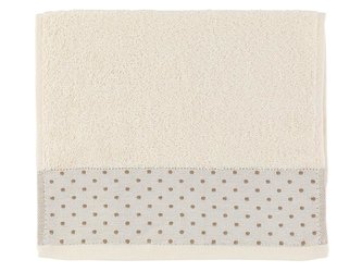 RUČNÍK KROPKI LUX 70X140 ECRU