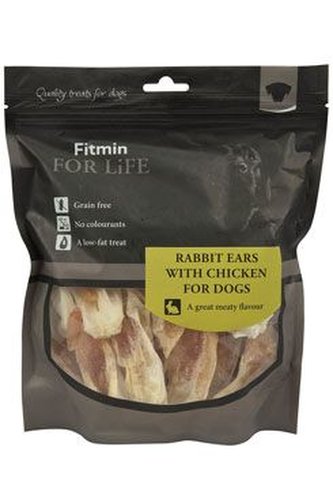 Pochoutka FFL dog treat rabbit ears with chicken 400g