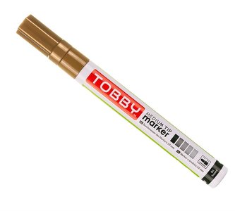 Mareker olejowy olejny złoty