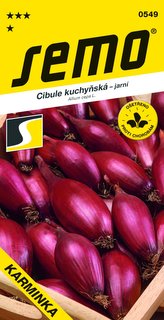 Cibuľa jarná - Karminka červená oválna 1,5g