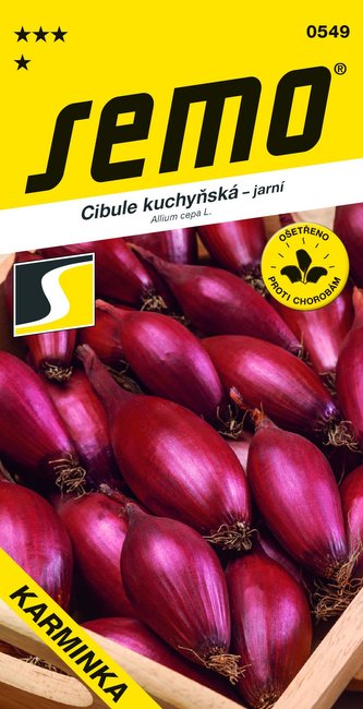 Cibuľa jarná - Karminka červená oválna 1,5g