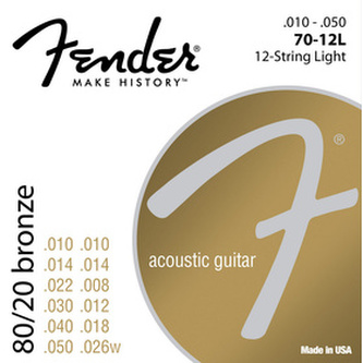 Struny FENDER 70-12L (073-0070-423)