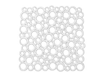 PODLOŽKA DO DŘEZU BUBLINKY HRANATÁ BÍLÁ -PRA