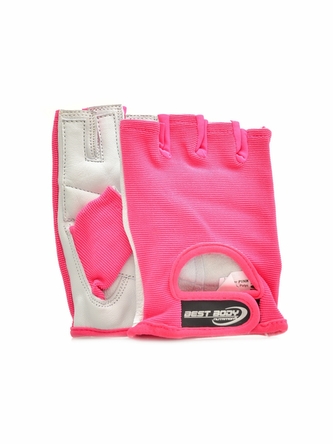 Best Body nutrition - Fitness rukavice Power růžové - velikost S