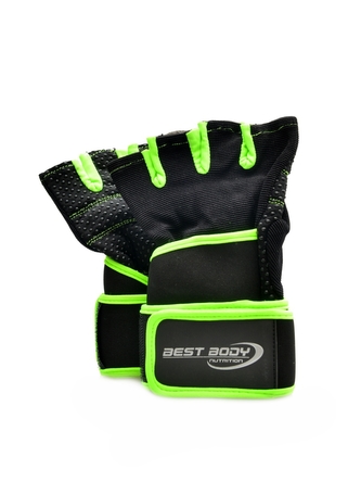 Best Body nutrition - Fitness rukavice Fun zelené - velikost M