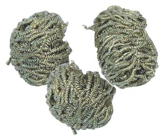 Drátěnka kovová 3 ks, 8 x 2.5CM,34G