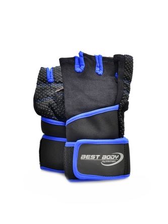 Best Body nutrition - Fitness rukavice Fun modré - velikost S