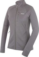 Dámská mikina z merino vlny Alou L grey green - L