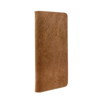 FIXED Pocket Book kožené pouzdro Apple iPhone 6 Plus/6S Plus/7 Plus/8 Plus/XS Max hnědé
