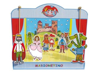 Marionetino - Loutkové divadlo - univerzální sada loutek a kulis