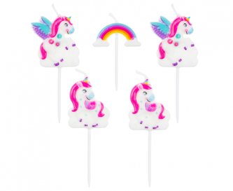 Sviečky na tortu 5ks Unicorn - Godan Sviečky na tortu 5ks Unicorn - Godan