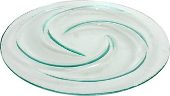 Tácek pod svíčku skleněný YQH7358-2 Art