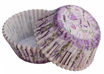 Košičky na muffiny levandule (50 ks) - Alvarak