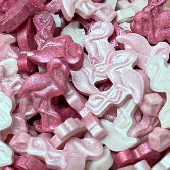 Cukrové zdobení 40g 3D plameňák - Scrumptious